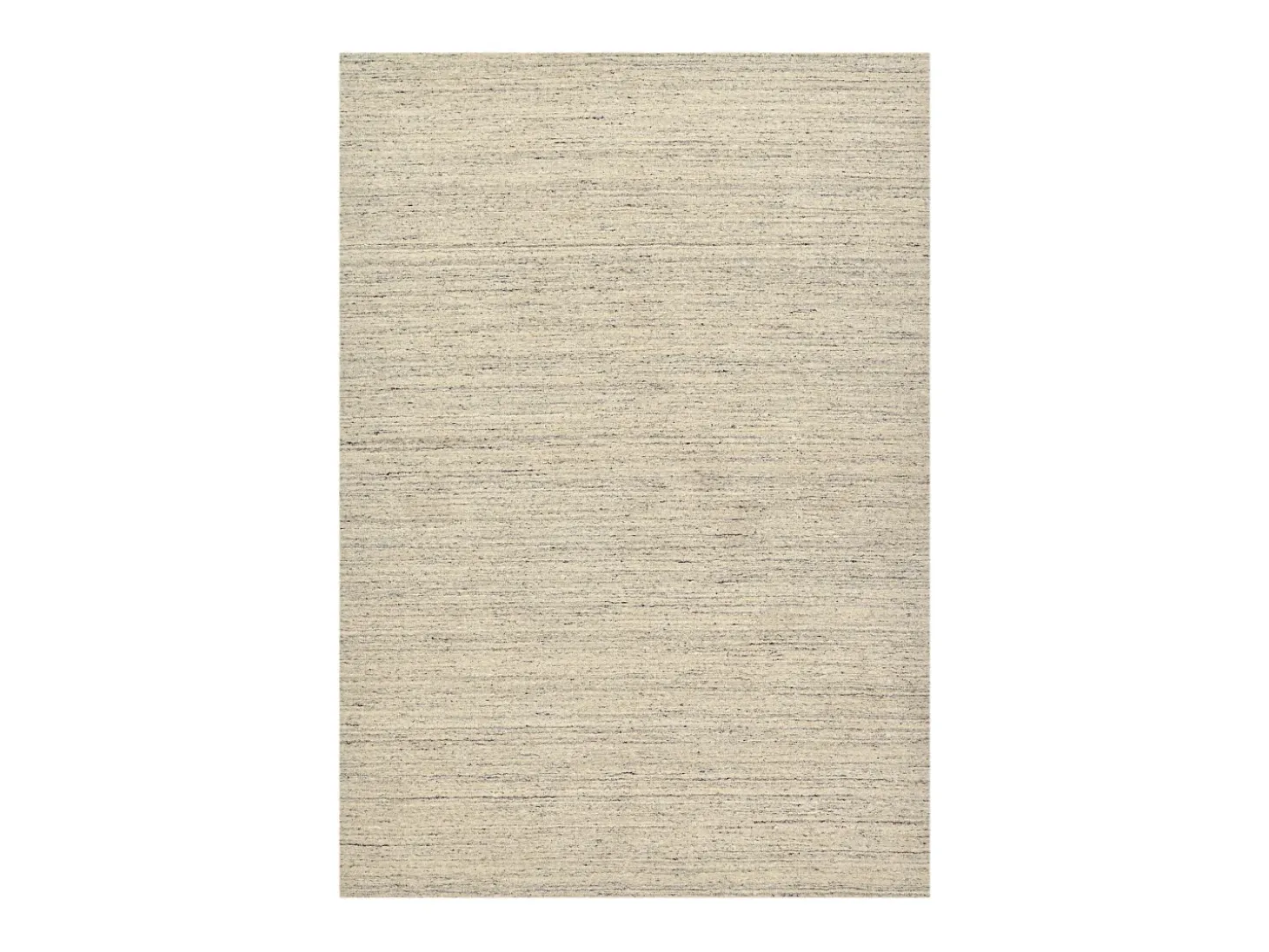 Alfombra de lana UNI tejida a mano 170x240 cm Gris natural Pure
