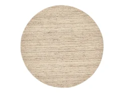 Alfombra de lana UNI tejida a mano 150x150 cm Beige natural Pure