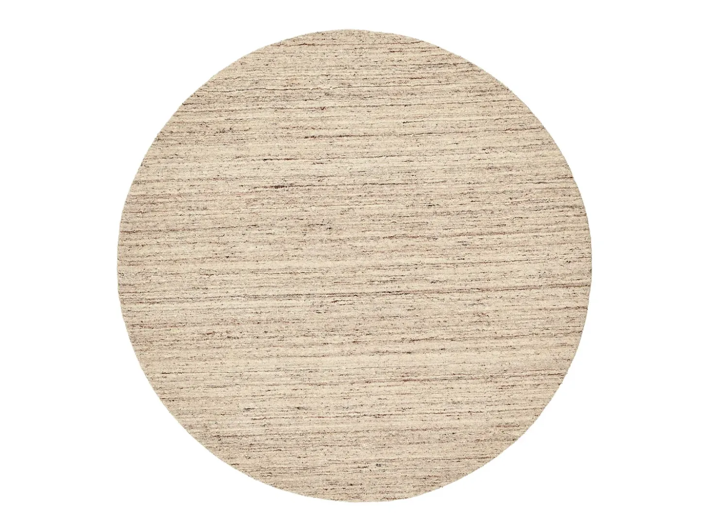 Alfombra de lana UNI tejida a mano 150x150 cm Beige natural Pure