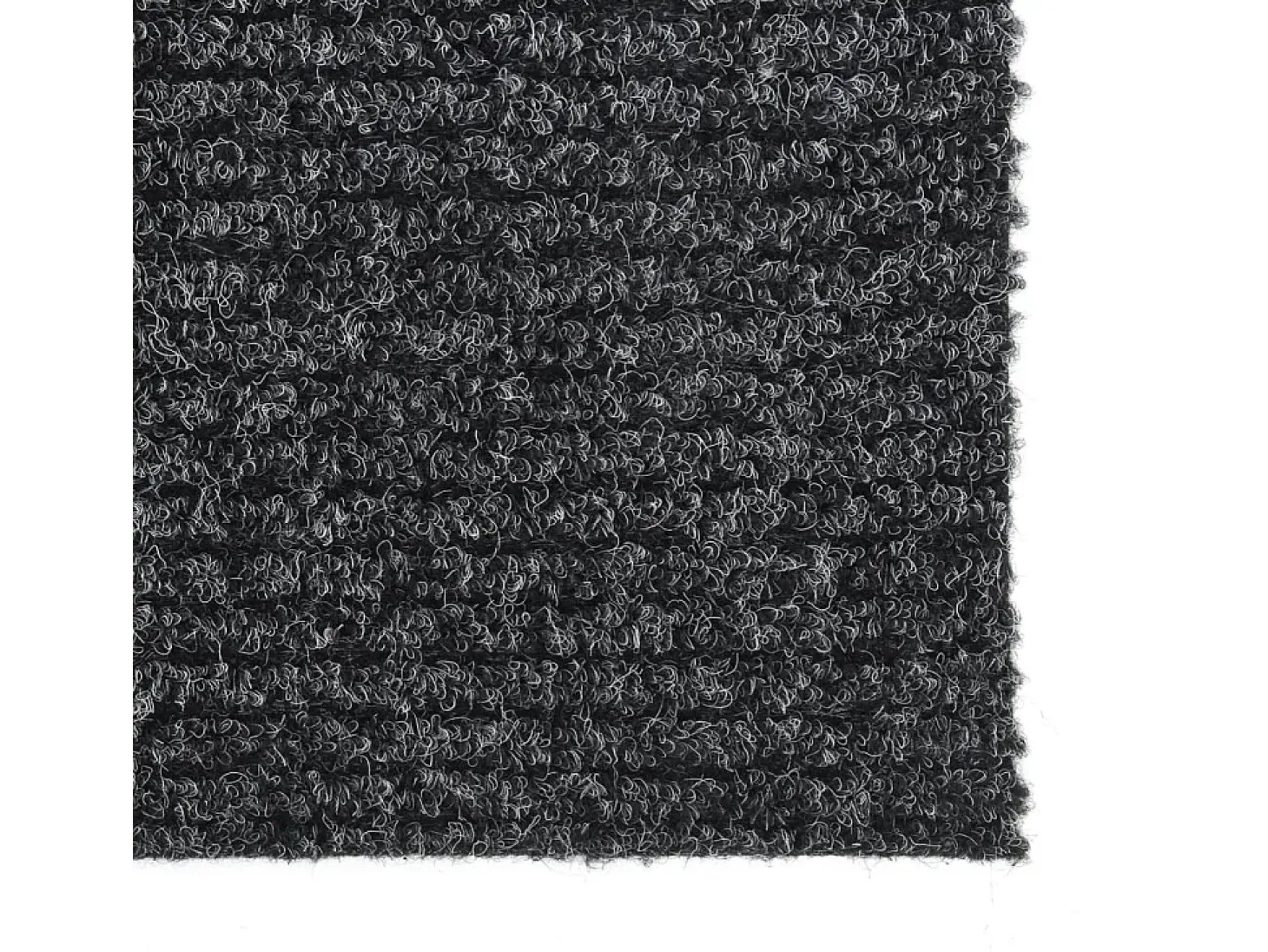 Alfombra de pasillo atrapa suciedad 100x500 cm antracita ES48437