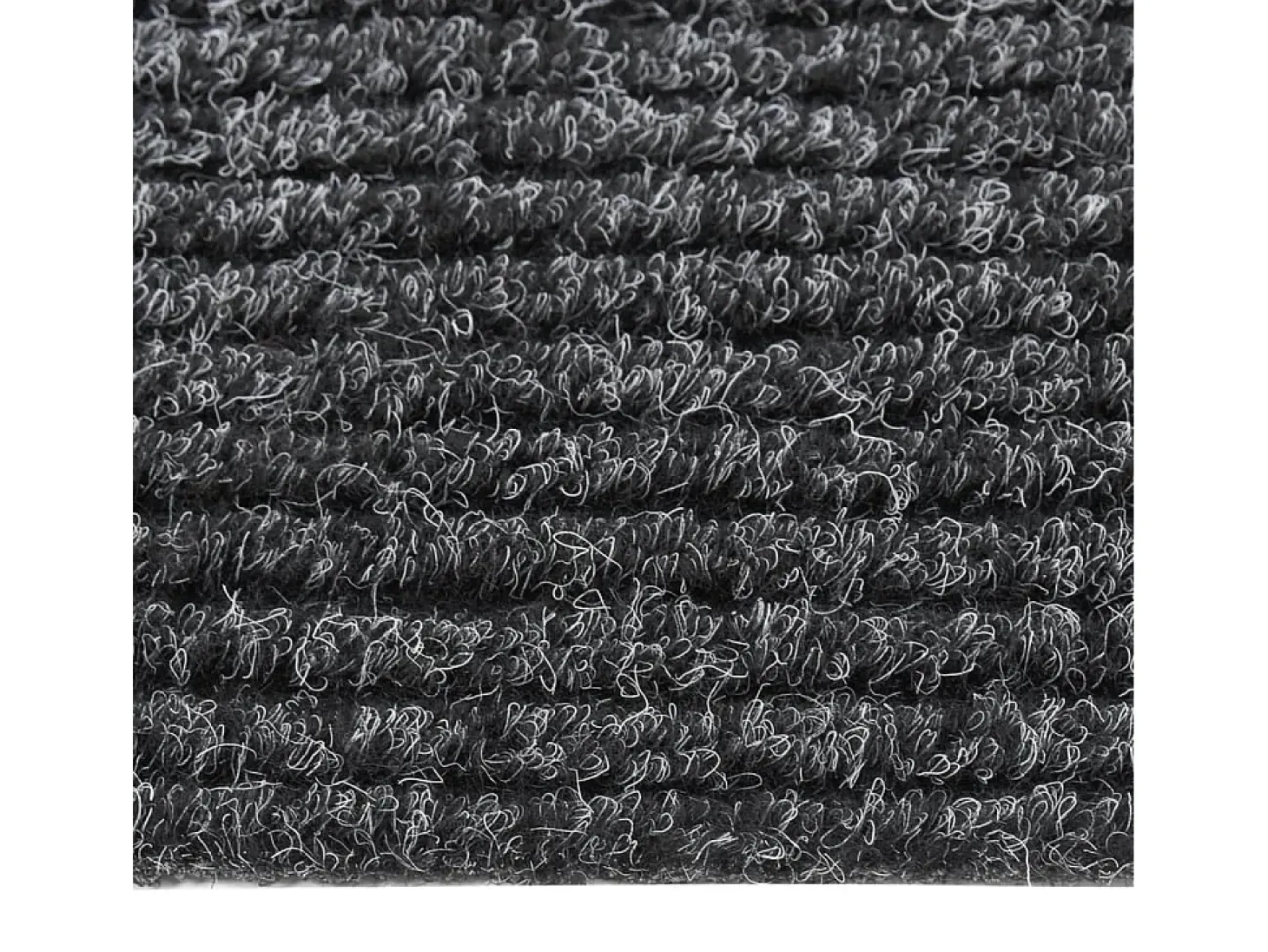Alfombra de pasillo atrapa suciedad 100x100 cm gris antracita ES42172