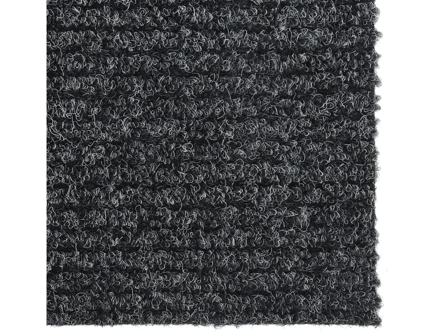 Alfombra de pasillo atrapa suciedad 100x200 cm gris antracita