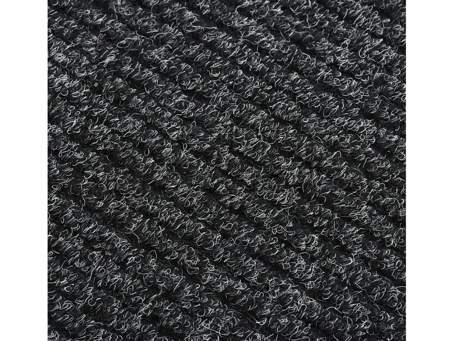 Alfombra de pasillo atrapa suciedad 100x200 cm gris antracita