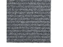 Alfombra de pasillo atrapa suciedad 100x200 cm gris ES82802