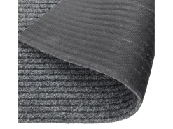 Alfombra de pasillo atrapa suciedad 100x300 cm gris