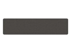 Alfombra de pasillo con aspecto sisal gris antracita 50x200 cm