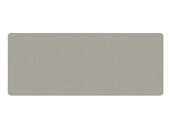 Alfombra de pasillo con aspecto de sisal gris taupe 80x200 cm ES522054