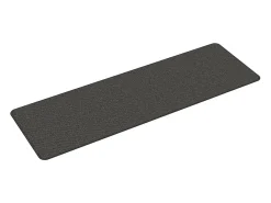 Alfombra de pasillo con aspecto sisal gris antracita 50x150 cm
