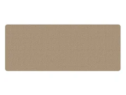 Alfombra de pasillo con aspecto de sisal color arena 80x200 cm