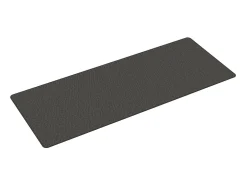 Alfombra de pasillo con aspecto sisal gris antracita 80x200 cm ES421081