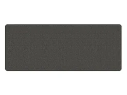 Alfombra de pasillo con aspecto sisal gris antracita 80x200 cm