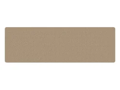 Alfombra de pasillo con aspecto de sisal color arena 80x250 cm