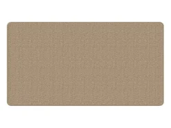 Alfombra de pasillo con aspecto de sisal color arena 80x150 cm