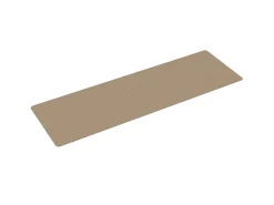 Alfombra de pasillo con aspecto de sisal color arena 80x250 cm ES511264