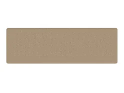 Alfombra de pasillo con aspecto de sisal color arena 80x250 cm ES511264