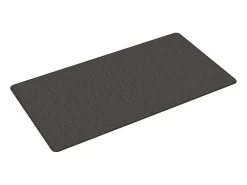 Alfombra de pasillo con aspecto sisal gris antracita 80x150 cm ES874820