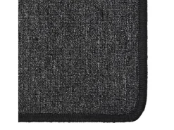 Alfombra de pasillo gris antracita 80x200 cm