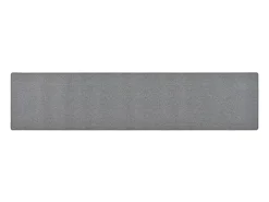 Alfombra de pasillo gris oscuro 50x250 cm