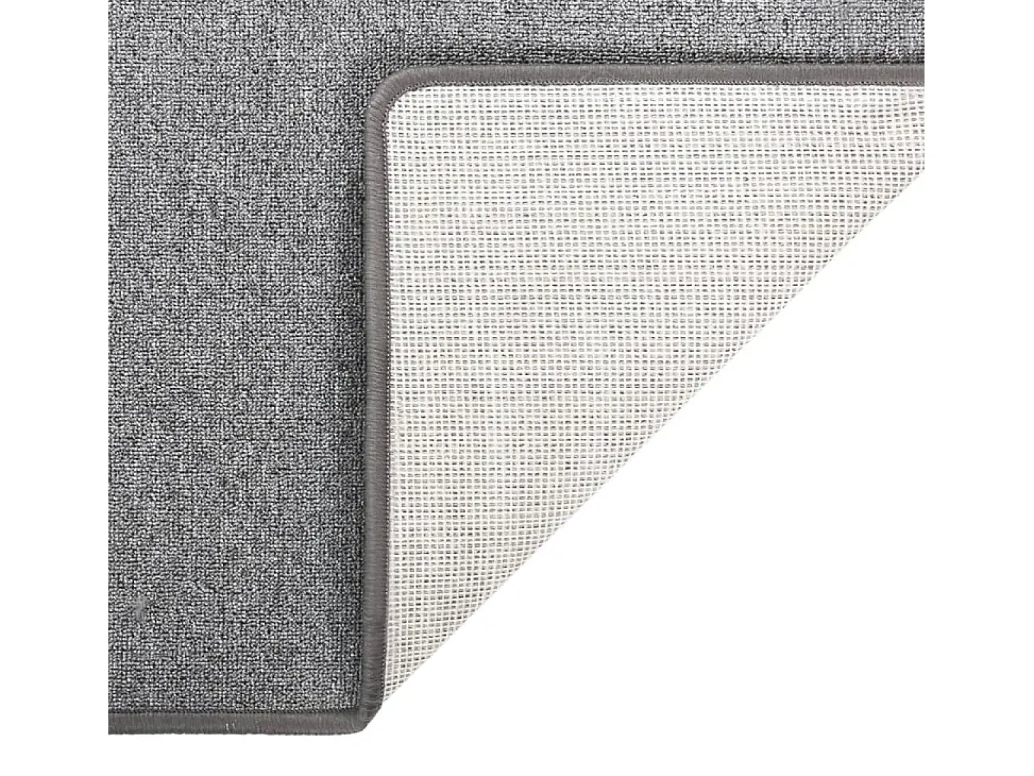 Alfombra de pasillo gris oscuro 50x300 cm ES940484