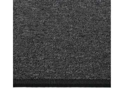 Alfombra de pasillo gris antracita 80x400 cm