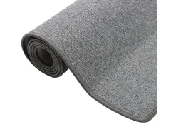 Alfombra de pasillo gris oscuro 80x150 cm