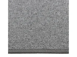 Alfombra de pasillo gris oscuro 80x400 cm ES525465