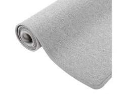 Alfombra de pasillo gris claro 50x100 cm