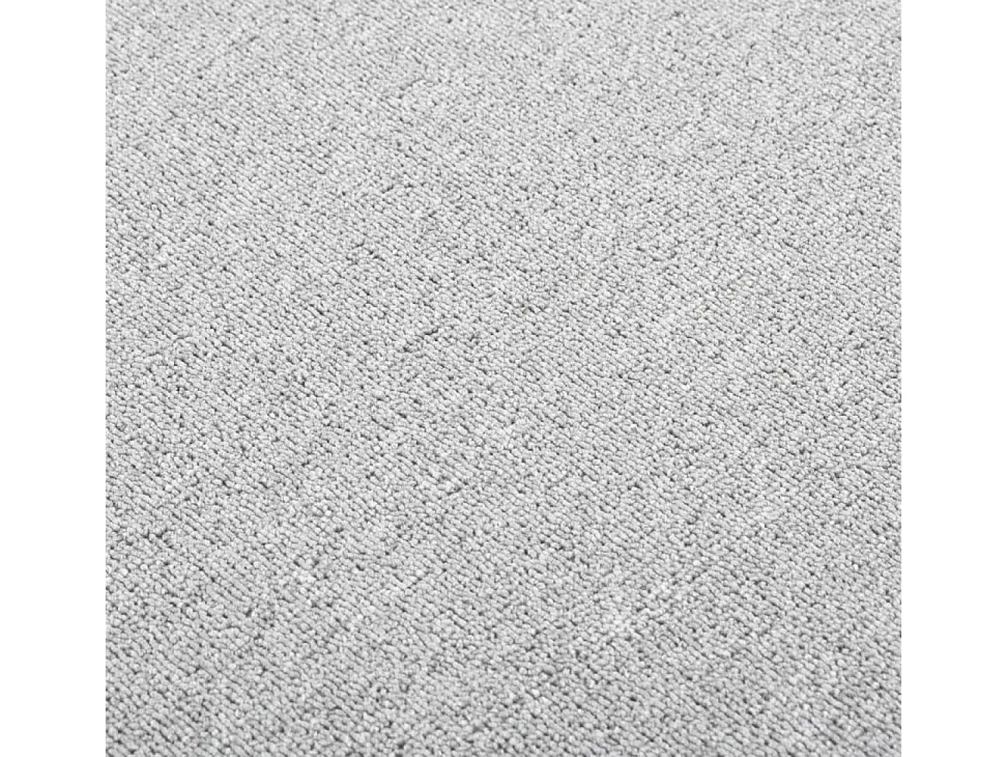 Alfombra de pasillo gris claro 50x100 cm