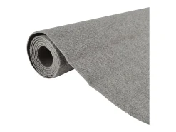 Alfombra de pasillo gris 80x180 cm