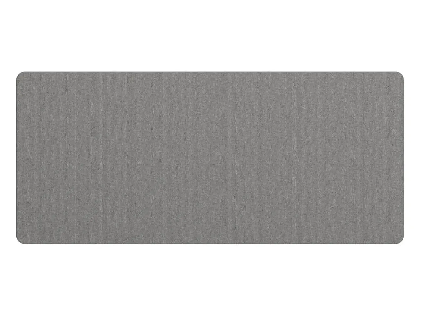 Alfombra de pasillo gris 80x180 cm