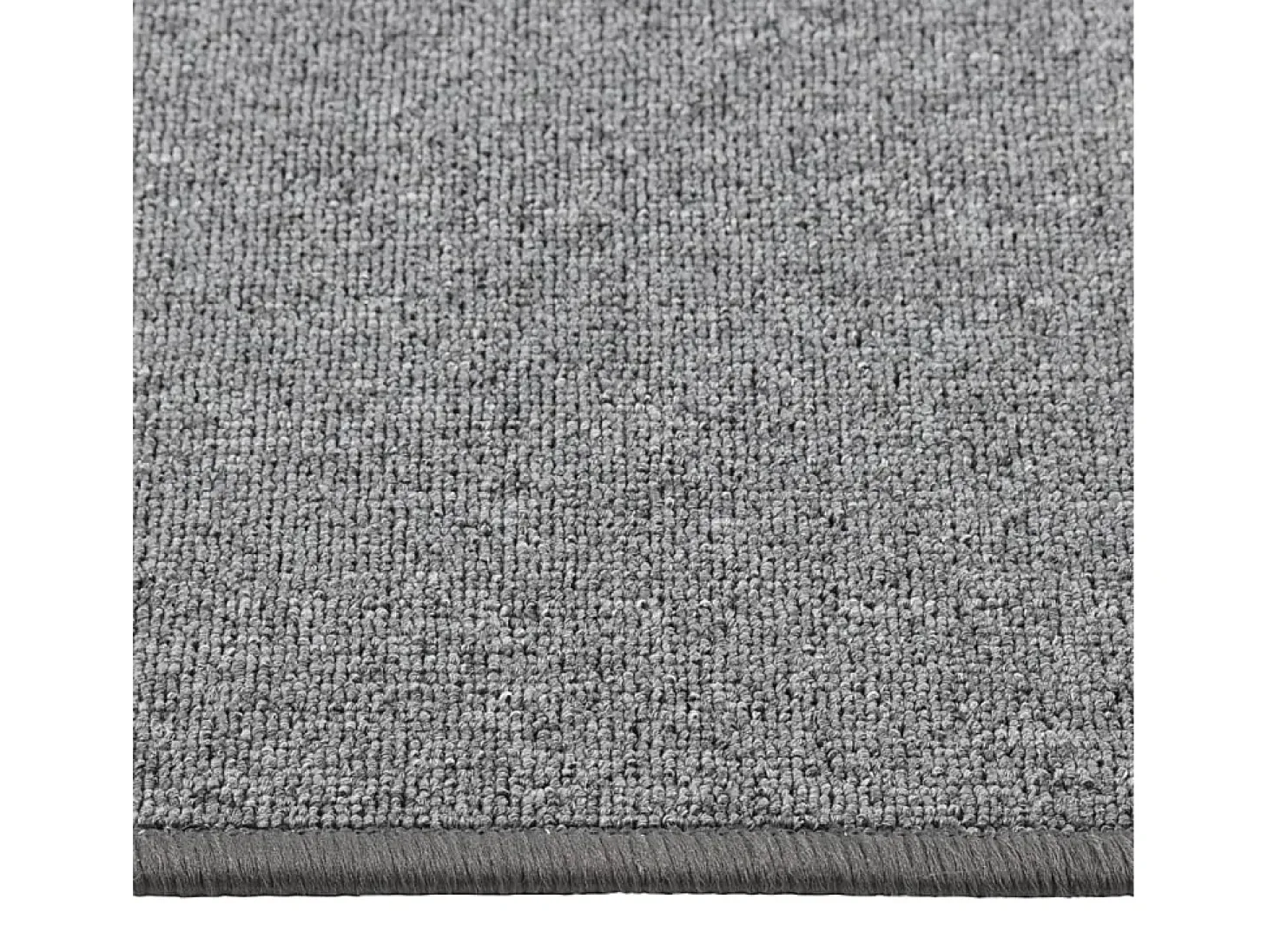 Alfombra de pasillo gris oscuro 50x200 cm ES410951