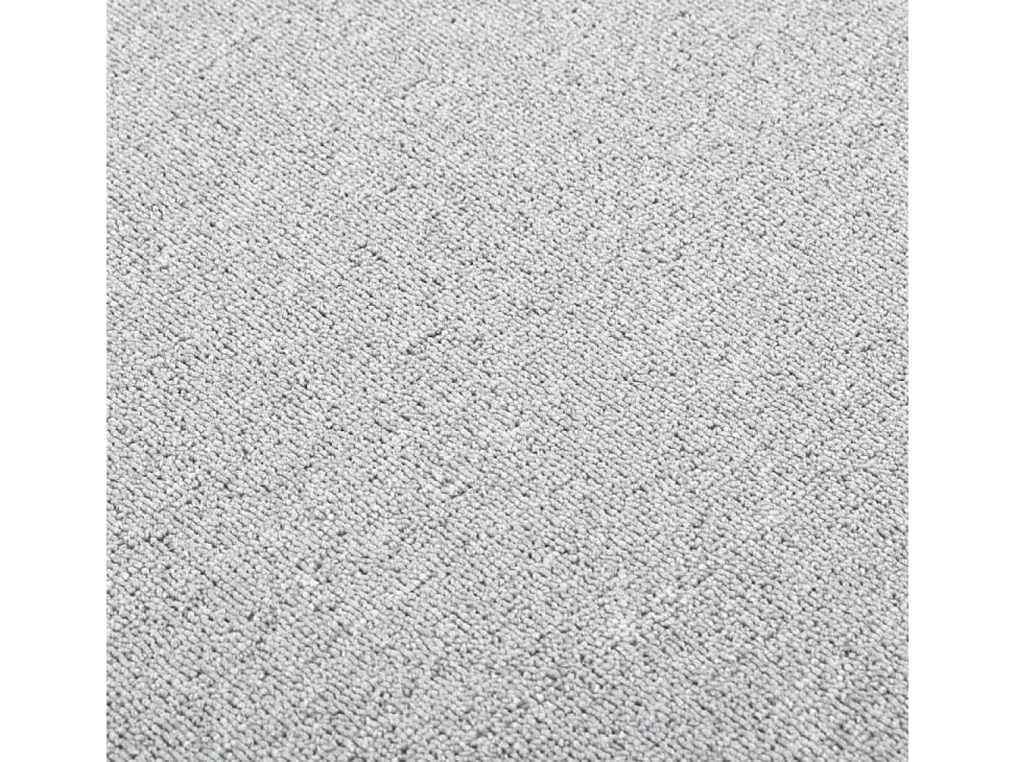 Alfombra de pasillo gris claro 80x200 cm