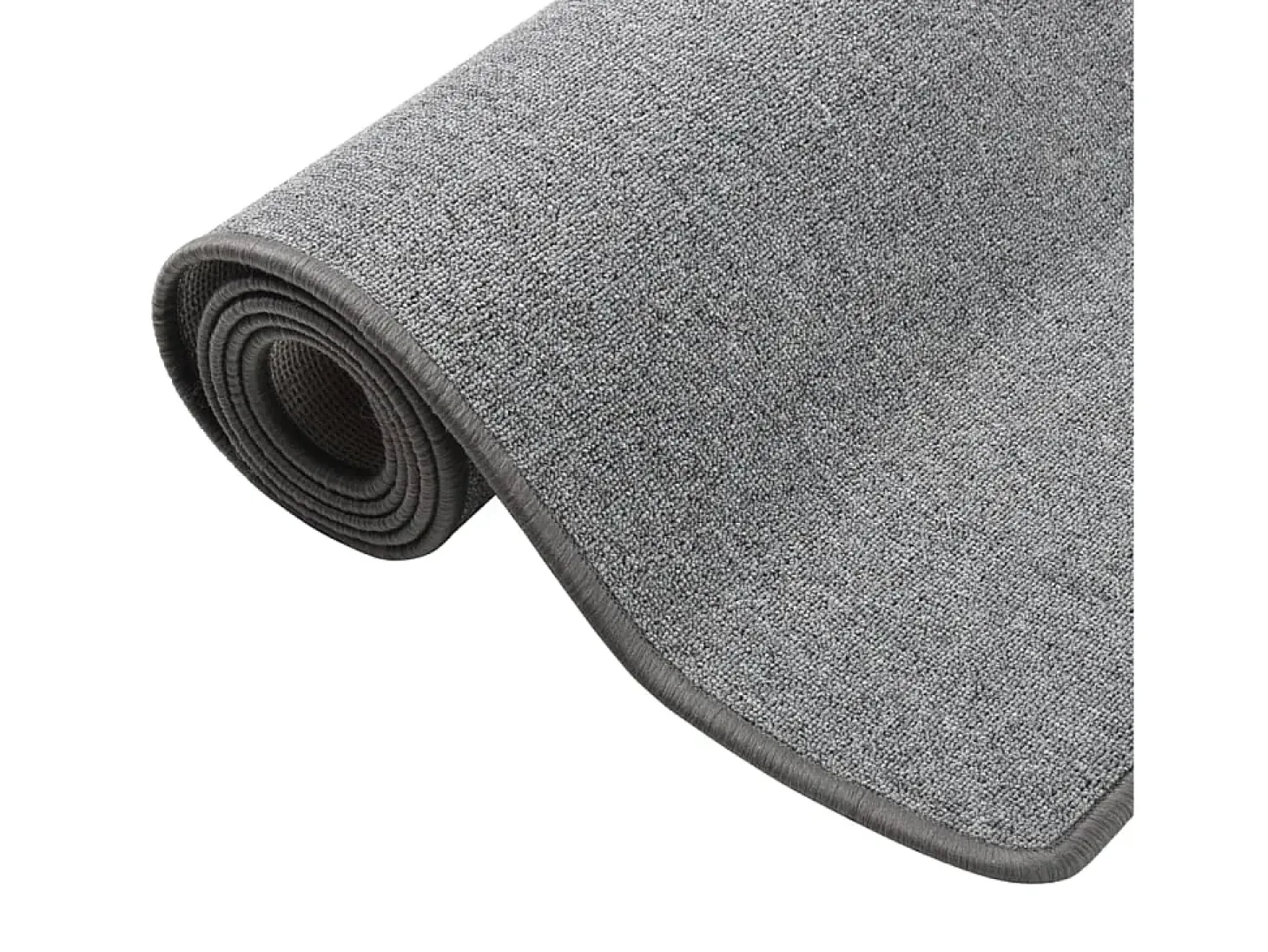 Alfombra de pasillo gris oscuro 80x150 cm ES198797