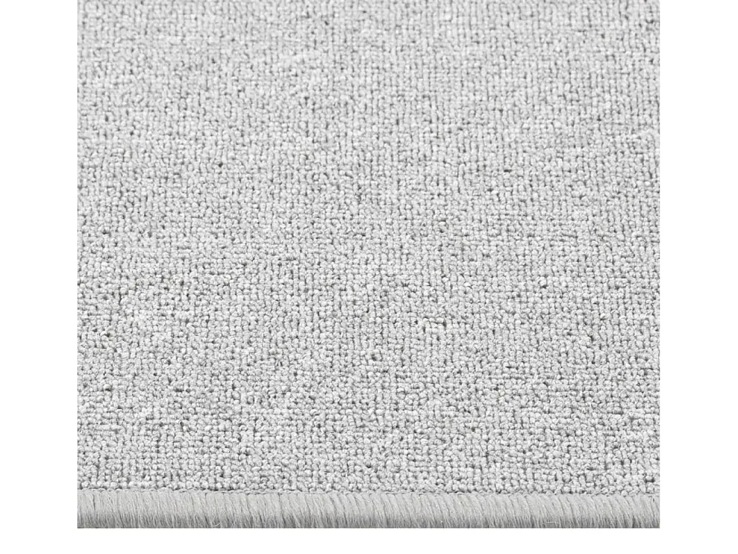 Alfombra de pasillo gris claro 50x150 cm