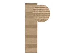 Alfombra de pasillo/exterior - natural - beige - 48 x 200 cm - NATURA