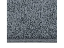 Alfombra de pelo corto gris antracita 160x230 cm