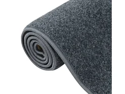 Alfombra de pelo corto gris antracita 160x230 cm
