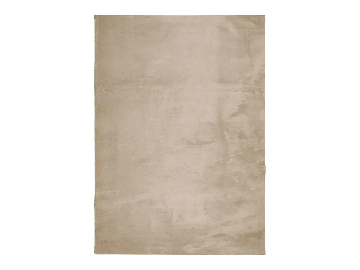 Alfombra de pelo corto HUARTE suave y lavable, color arena, 200x280 cm
