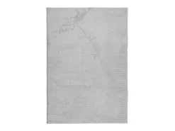 Alfombra de pelo corto IZA estilo escandinavo gris 140x200 cm