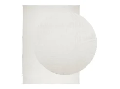 Alfombra de pelo corto look escandinavo IZA crema 200x280 cm ES78788