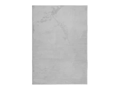 Alfombra de pelo corto look escandinavo IZA gris 120x170 cm ES75525