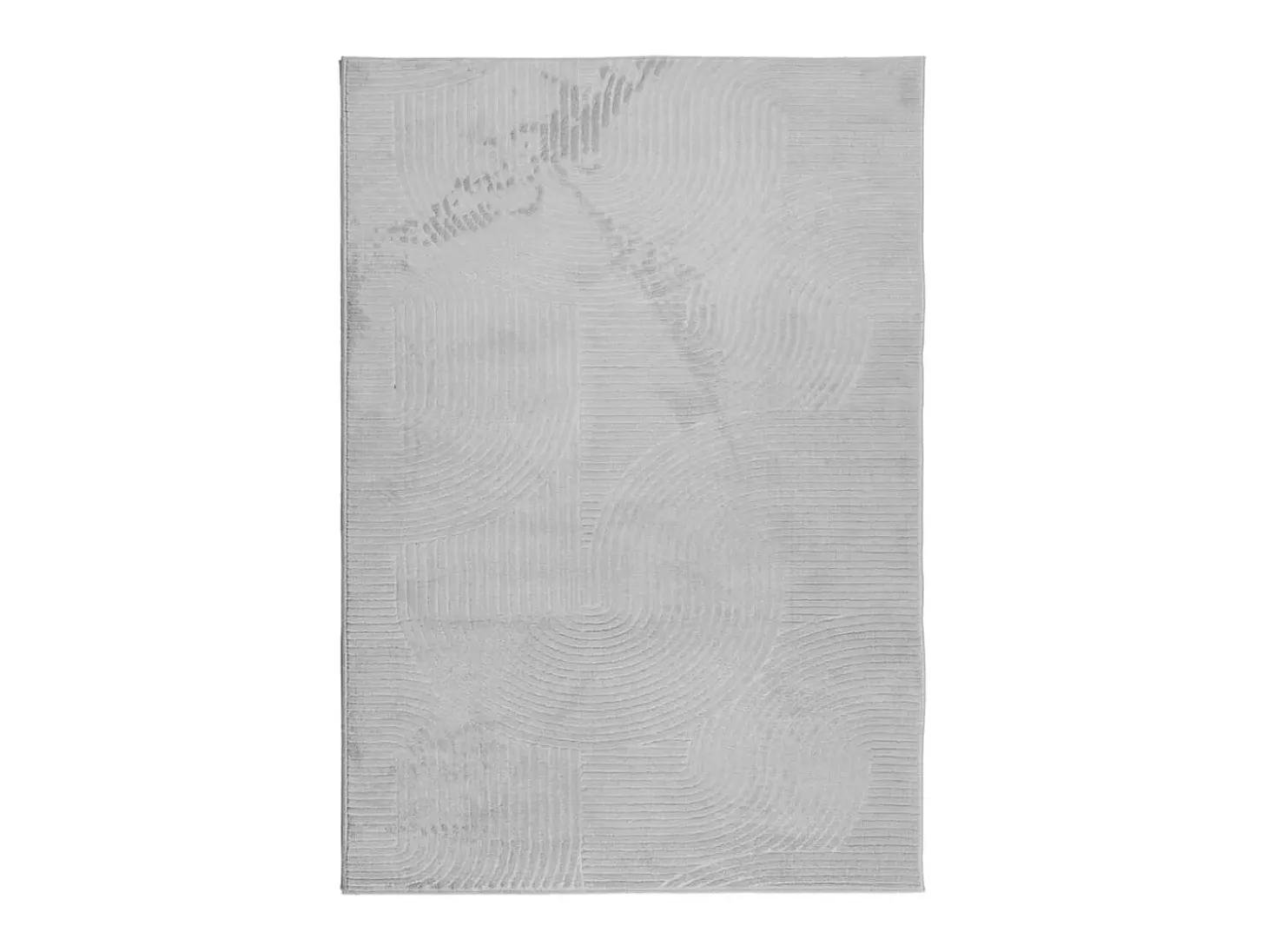 Alfombra de pelo corto look escandinavo IZA gris 120x170 cm ES75525