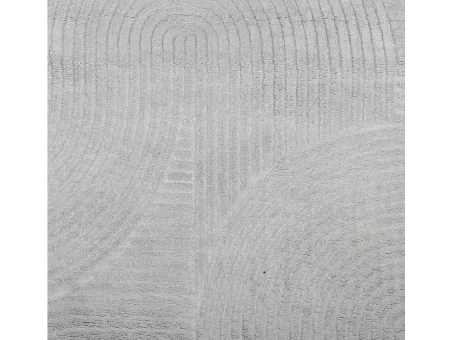 Alfombra de pelo corto look escandinavo IZA gris Ø 160 cm