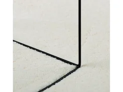 Alfombra de pelo corto OVIEDO crema Ø 200 cm