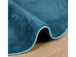 Alfombra de pelo corto OVIEDO turquesa Ø 160 cm
