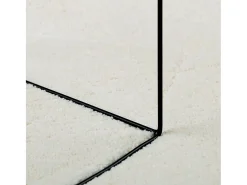 Alfombra de pelo corto OVIEDO crema Ø 160 cm