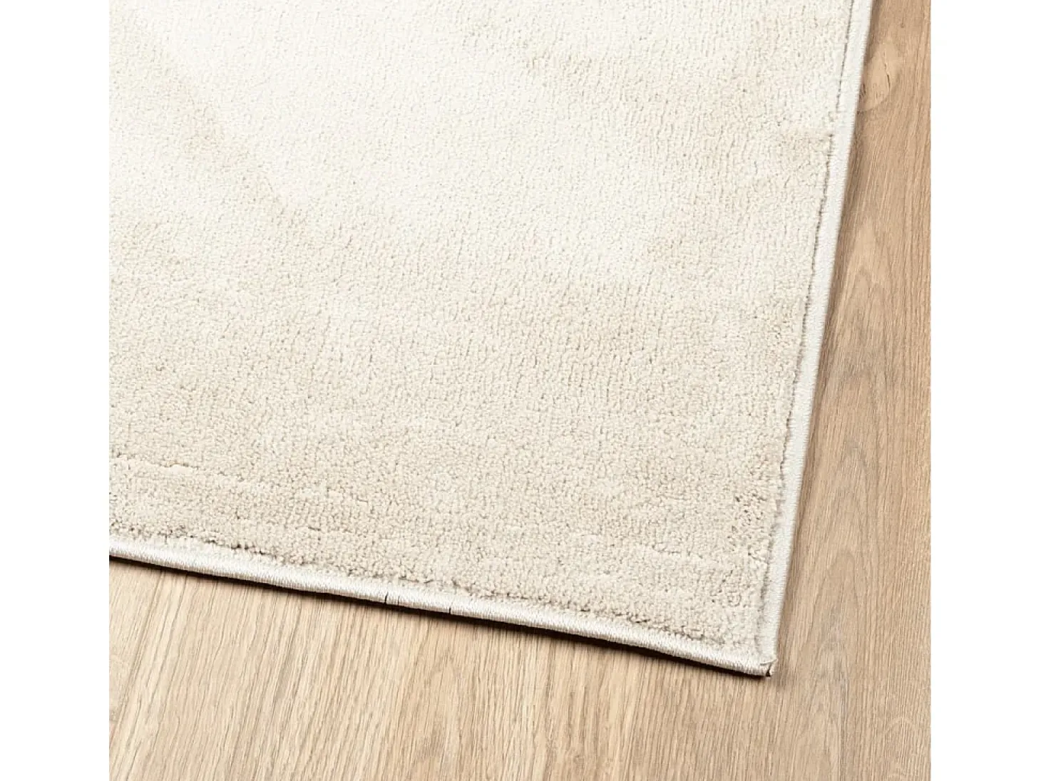 Alfombra de pelo corto OVIEDO beige 120x120 cm
