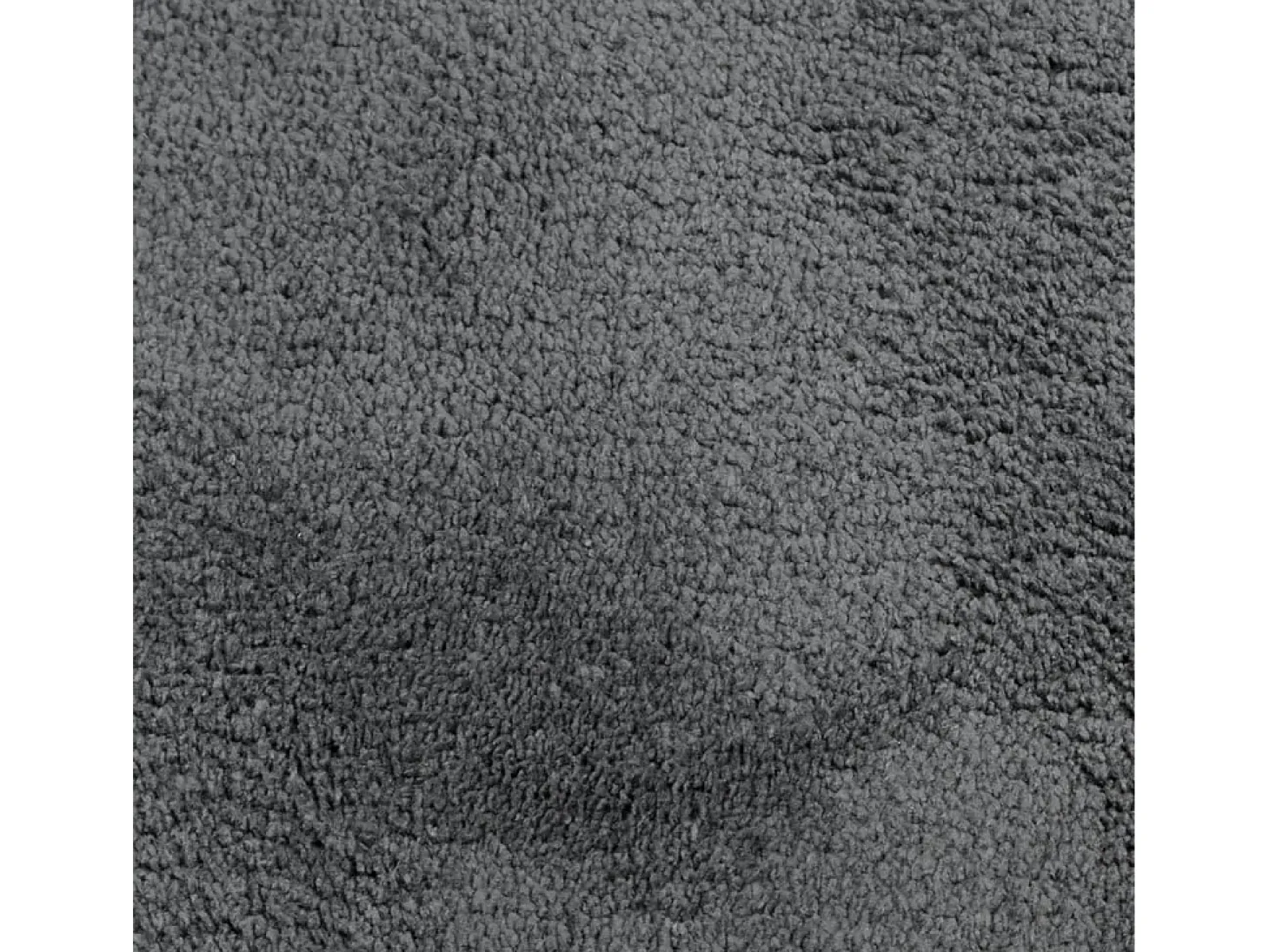 Alfombra de pelo corto OVIEDO gris antracita Ø 200 cm