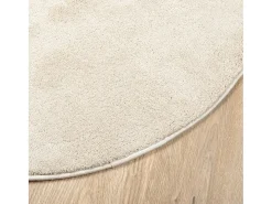 Alfombra de pelo corto OVIEDO beige Ø 120 cm
