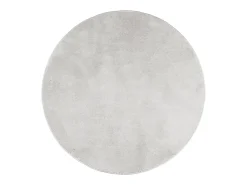 Alfombra de pelo corto OVIEDO gris Ø 100 cm